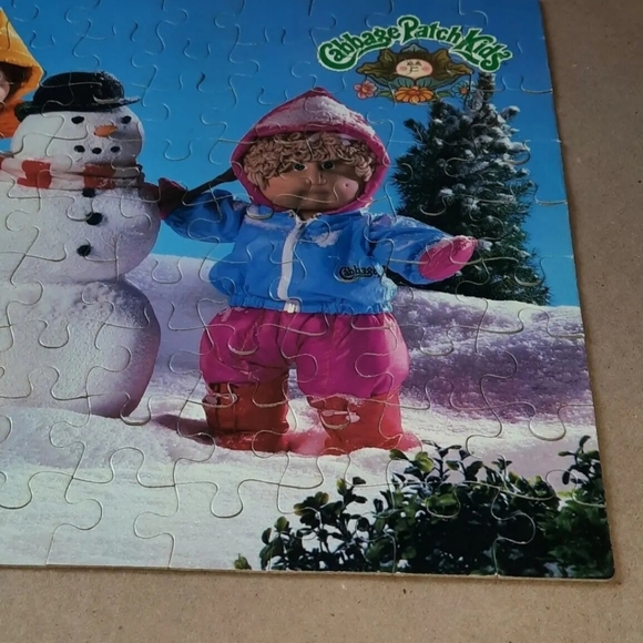 Vintage Cabbage Patch Kids Snowman 100 Piece Puzzle - Picture 5 of 8